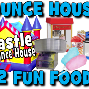 Bounce House Castle & 2 Fun Foods