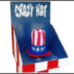 Crazy Hat Game Rental with Stand