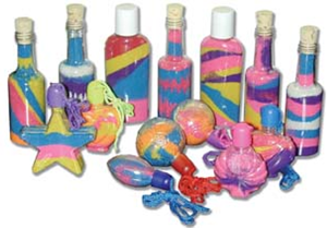 Sand Art Activity - Necklaces / Medium / Or Large Bottles Available