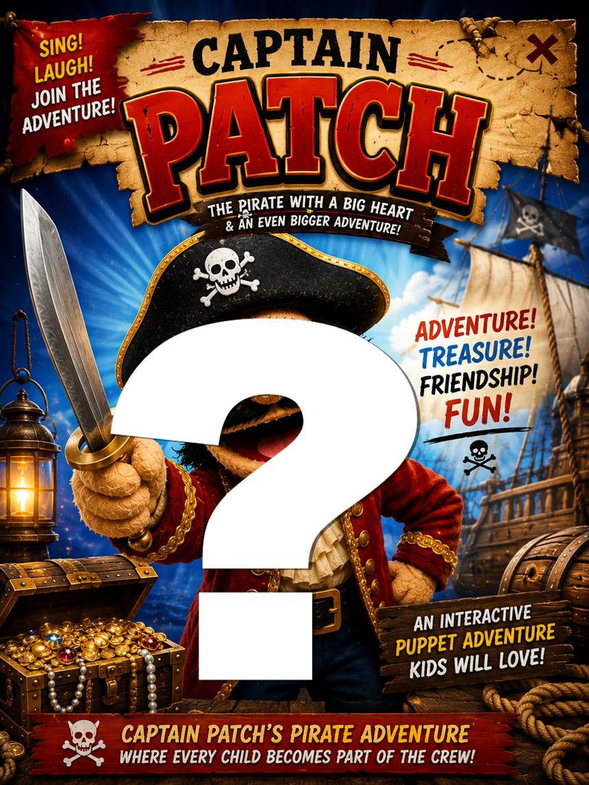 Captain Patch is ready to entertain you!!