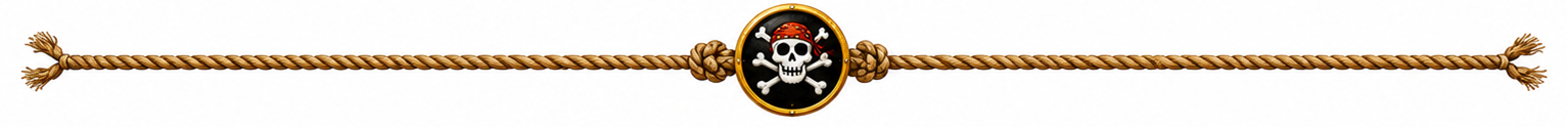 banner pirate rope