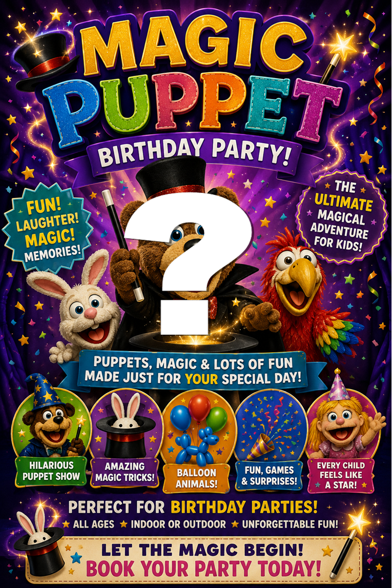 bear poster QUESTION MARK