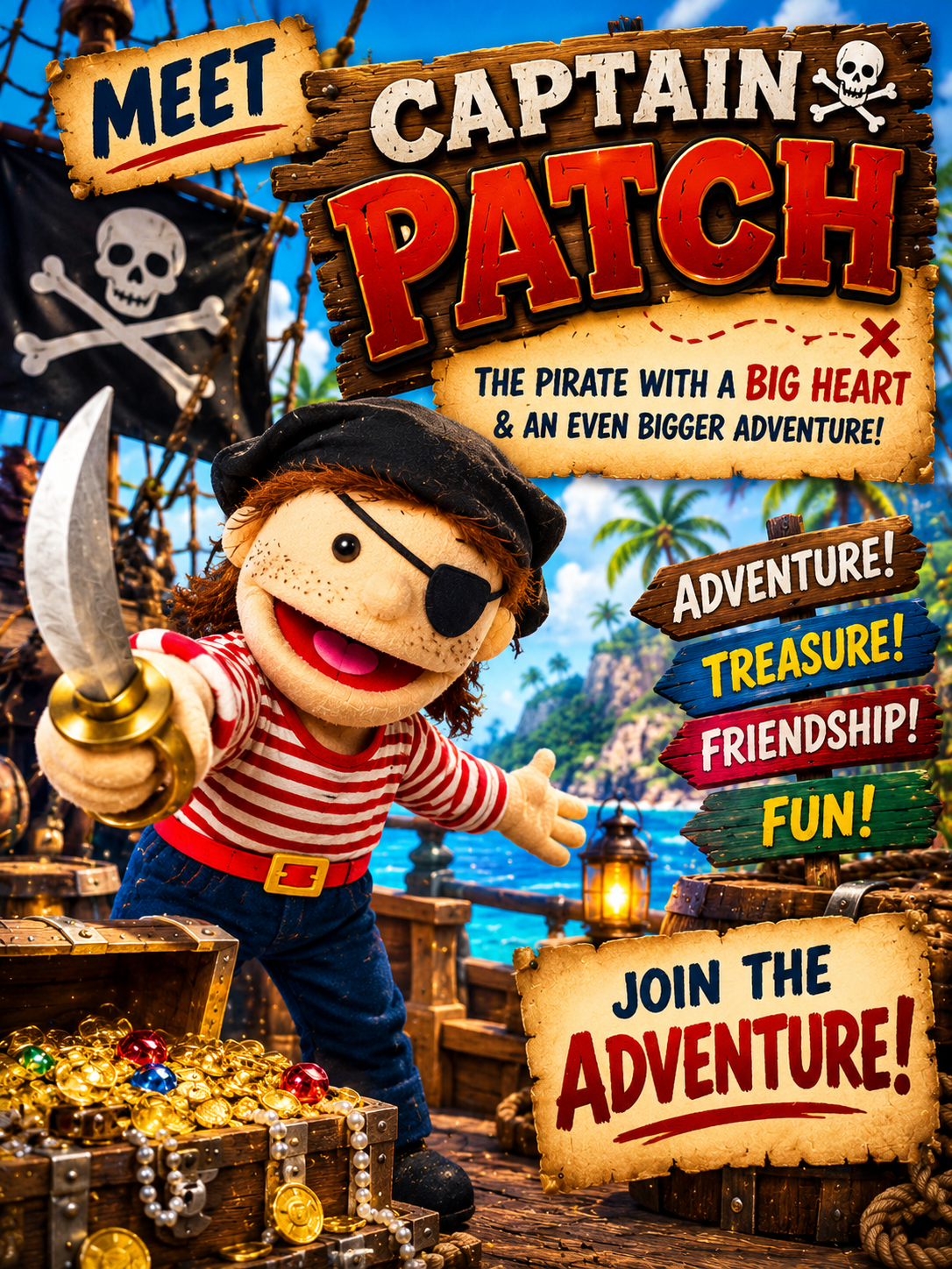 Meet Captain Patch Poster