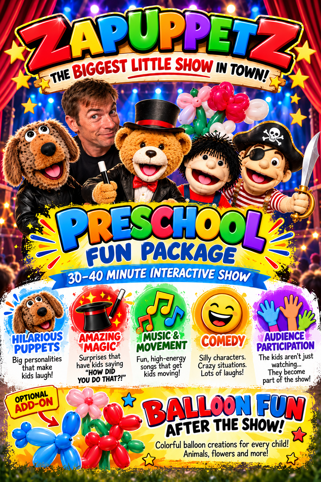 Preschool Package - ZaPuppetz