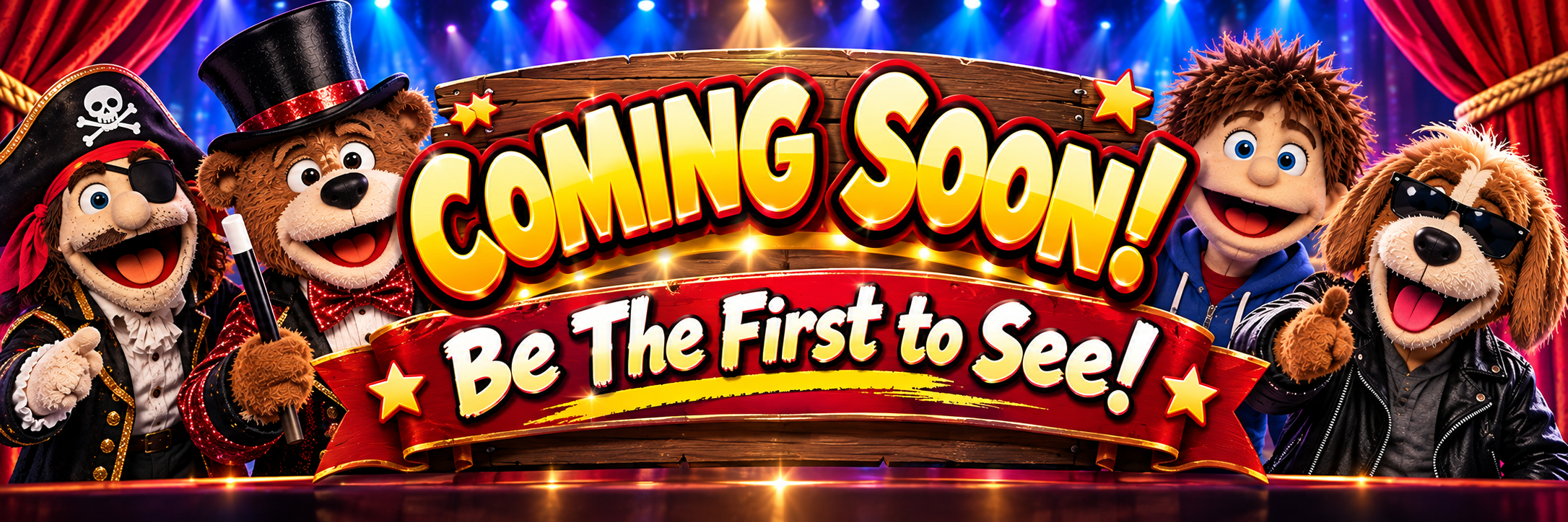 Puppet Theater Coming Soon Banner