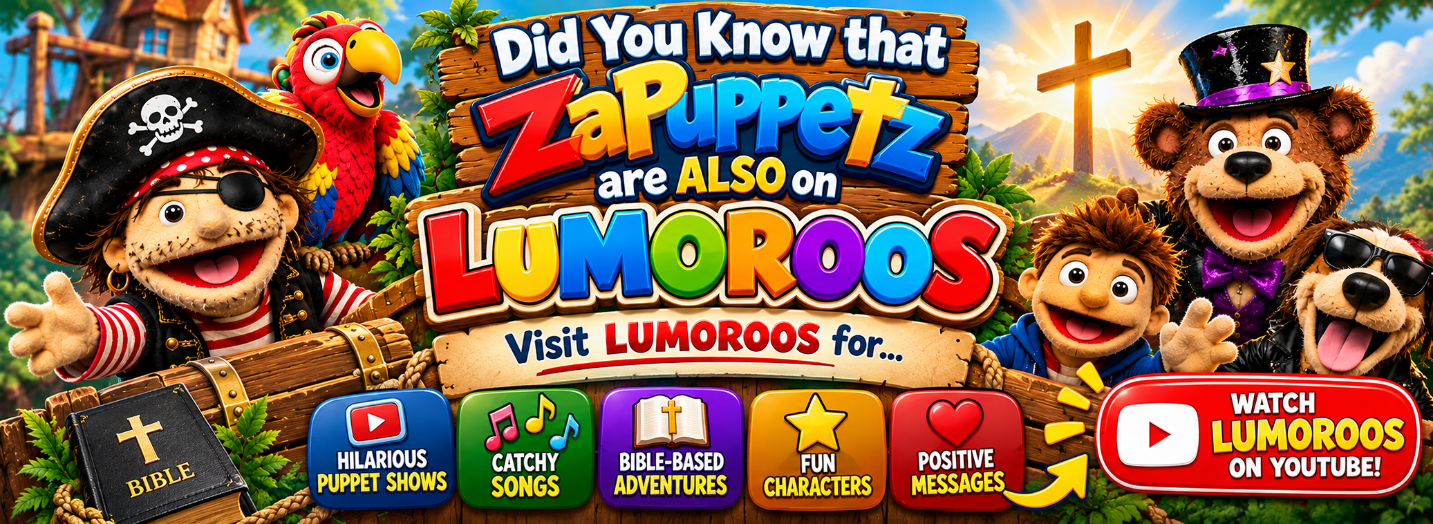ZaPuppetz Join Lumoroos Adventure